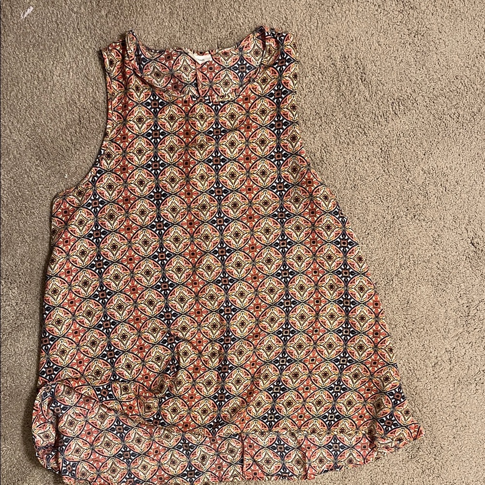 Adrienne Multicolor Geometric Tank Top